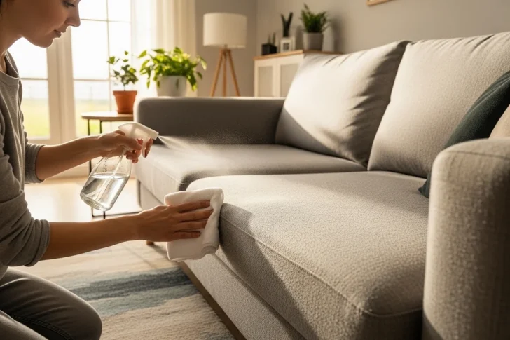 Nettoyant pour canapé en tissu : recettes maison ou appareils, quelle méthode choisir sans abîmer ?