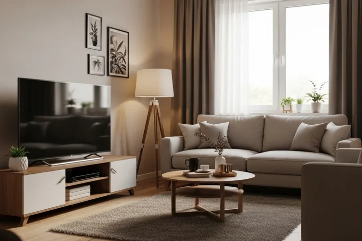 Quelle distance idéale entre le canapé et la télévision pour un confort optimal ?