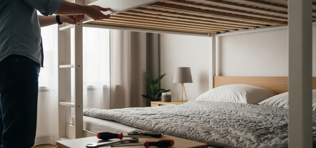 chambre lit loft