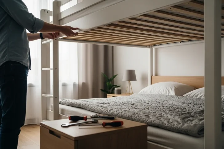 Démonter un lit mezzanine sans l’abîmer, étape par étape, pour le transporter ou le stocker