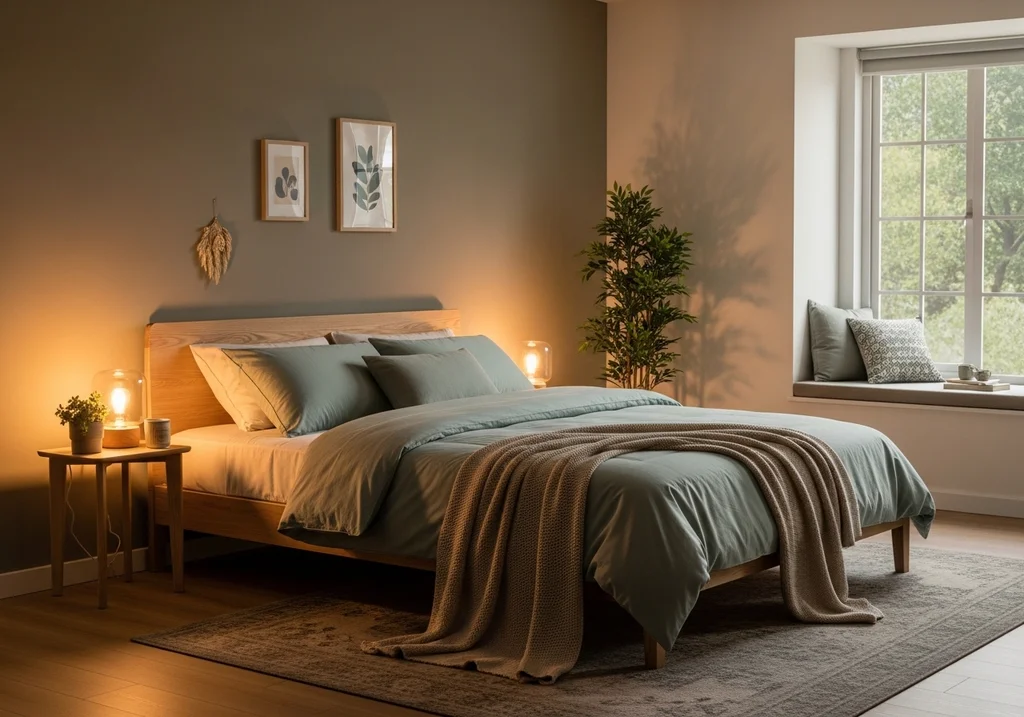 chambre serene zen