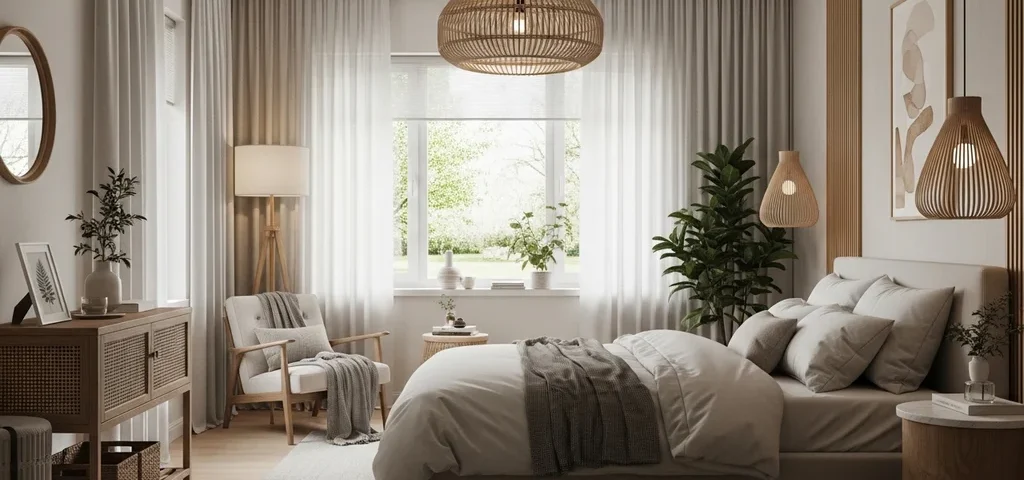 chambre serene zen